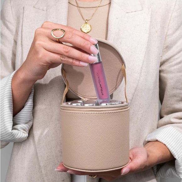🆕 Fitglow Eco Luxe Lip Serum Makeup Case - Picture 1 of 5